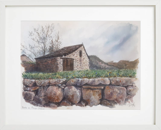 Borda en Fragen. Acuarela 30x40 cm
