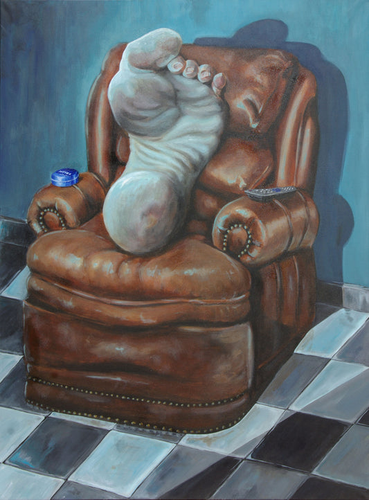 Ponte en pie!! Acrílico sobre lienzo 113x162cm.